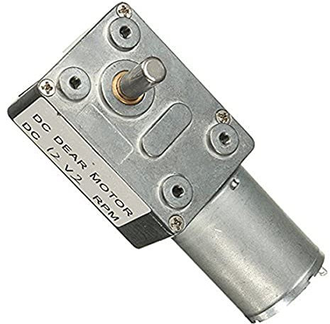 EsportsMJJ Gw370 Dc 12V 2Rpm High Torque Turbo Wurm Getriebemotor Reduzier Motor