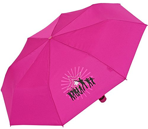 Kinderschirm Mädchen Mini Taschenschirm Light Kids Flieder - Stars