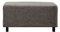 House Doctor, Pouf, Camphor, Dunkelbraun, Metall, Sperrholz, Schaum, Baumwolle, Filz, Holz, Standard