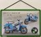 Blechschild mit Kordel 30 x 20 cm Puch DS50-4 Baujahr ab 1967 - Blechemma