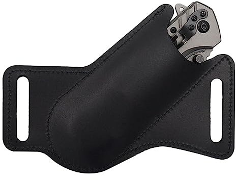 Fondina per coltelli Piccoli | Porta coltelli da Cintura | Strato Superiore in Finta Pelle Bovina AntiGraffio Resistente all'Usura 5 in portacoltelli per Piccoli cacciaviti