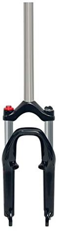 20 Pollici Bicicletta Forcella Ammortizzata, V-Brake Pieghevole Mountain Bike Sospensione Idraulica 1-1/8 Ciclismo Unisex Corsa 110mm