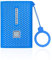 Coque de Protection en Silicone pour Samsung T7 Portable SSD, Housse de Protection pour Disques SSD Externes (500Go 1To 2To) (Bleu)
