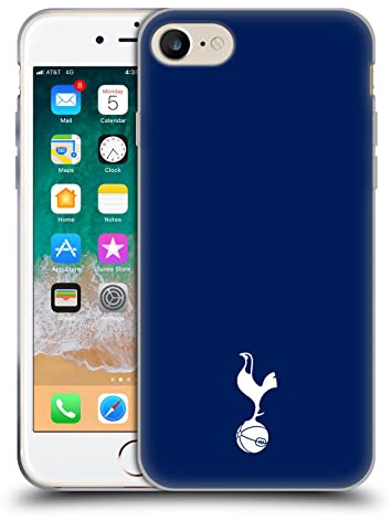 Head Case Designs Officially Licensed Tottenham Hotspur F.C. Small Cockerel Badge Gel Case [Military Grade Protection] Compatible with Apple iPhone 7/8 / SE 2020 & 2022 and Compatible with MagSafe