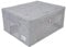 Periea ‘Beau’ Folding Collapsible Stackable Fabric Home Storage Boxes with Steel Frames (Grey Hemp, Medium)