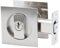 HOCONNIE Manilla para Puerta de Bolsillo con Llave Cerradura de Puerta Corredera Cerradura Puerta Corredera 66mm Plateado