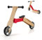 COSTWAY 2 in 1 Kinder Roller & Laufrad, Kinderscooter mit rutschfestem Lenker & abnehmbarem Sitz & Eva-Rädern, Tretroller für Kinder ab 3 Jahren