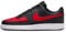 Nike Herren Court Vision Low Sneaker, Rot Weiß Schwarz Universität, 45 EU