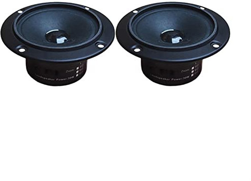 MGRAS 2Pcs 3Inch Hifi Tweeter Speaker 30W 4Ohm 8Ohm Speaker Driver Double Magnet Anti-magnetic KTV Treble Loudspeaker Home Theater DIY Bookshelf speakers (Color : 2 Pieces-8Ohm 30W)