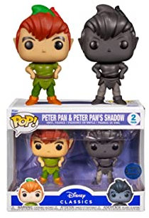 Funko Disney Peter Pan Pack 2 Pop! Vinyl Figures Peter Pan w/Shadow 9 cm