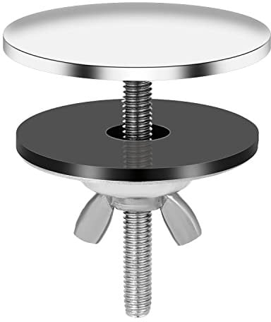 Sink Hole Cover, Stainless Steel Kitchen Sink Hole Cap Faucet Hole Cover Leakproof Hole Plate Stopper Cover for Sink Tap Hole Plug (Silver)