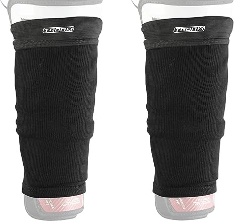 TronX Schienbeinschoner für Eishockey/Senioren, Erwachsene und Junioren, spart Schienbeinschutz