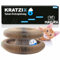 KRATZIX Katzen Kratzspielzeug Kratzpappe faltbares Katzenspielzeug, Kratzmatte Kratz Matte Pappe rund mit Ball & Katzenminze