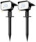 Nipify Spot Solaire Extérieur Détecteur de Mouvement Lot de 2 - Lampe Puissante 56 LED/3 Modes Étanche, Réglable Lumière Solaire pour Jardin Chemins (Blanc Froid)