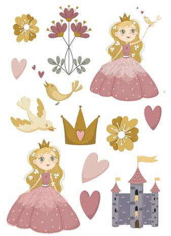 Tischkonfetti zum Kindergeburtstag - Tischdeko - Geburtstag Dekoration (Prinzessin)