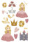 Tischkonfetti zum Kindergeburtstag - Tischdeko - Geburtstag Dekoration (Prinzessin)