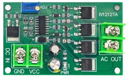ZOMTTAR 200 W DC 12 V auf AC 12 V Wechselrichter 50 Hz Quadratwelle Signalgenerator Modul 12 W AC 12 V auf 220 V IV1212TA Inverter