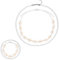 Carreneu 4 Stück Muschelkette Damen Muschel Armband Muschel Kette Musch-el Schmuck Muschelkette Muchelarmband Natürliche Muschelketten Verstellbare Armbänder für Damen Mädchen Sommer Strandschmuck