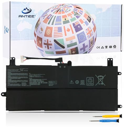 ANTIEE 56Wh C41N2102 Laptop Battery for ASUS ROG Flow Z13 ACRNM Z13 Acronym Z13 (2022) Z13 (2023) GZ301 GZ301Z GZ301ZA GZ301ZC GZ301ZE GZ301V GZ301VI GZ301VIC NR2201 NR2201ZA NR2201ZC NR2201ZE