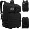 Delgeo 45L Military Tactical Backpacks Molle Army Assault Pack 3 Day Bug Out Bag Hiking Treeking Camouflage Hunting Rucksack