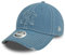 New Era New York Yankees MLB Damenkappe Used-Look verstellbar Frau Mädchen Teamlogo Cap Denim blau - One-Size