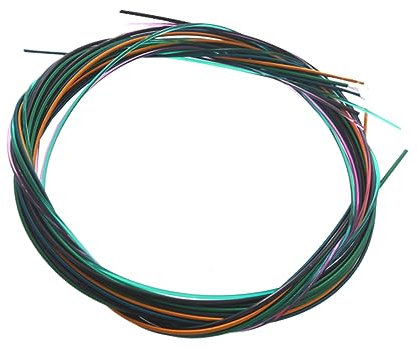 QUMIIRITY 1ensemble Cordes De Guitare Électrique Colorées Accessoires Pratiques Pour Guitare Folk Acoustique Corde De Remplacement