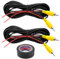 HENGBIRD 2 cavi per fotocamera da 10 m, cavo video Rca con presa video gialla, per presa e cavo di alimentazione e nastro isolante, adatto per autorecorder e telecamera per auto
