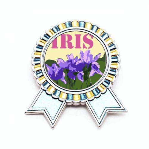 iris france eue fleur broche broche vainqueur prix médaille, M, Métal