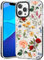 Kokaade for iPhone 12 Pro Case for Women Girls - Cute Kawaii Retro Flower Design Fashion Phone Cover Girly TPU Funda for iPhone 12Pro