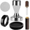 HahaGo Kaffee Tamper 51mm, Espresso Tamper, Tamper 51mm mit Espresso Mat, Kaffeerührer, Edelstahl Kaffee Dosierring, Puck Screen 51mm, Espresso Accessories, Tamper-Set für Cafes und Kaffeeliebhaber