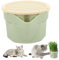 Katzengras für Innenkatzen, Katzengras -Pflanzer 3,5 Zoll Plastikhydroponic Cat Grass Cup Box Leicht zu züchtungsfreier freier Weizengras -Kit -Sprouter für Innenkatzen