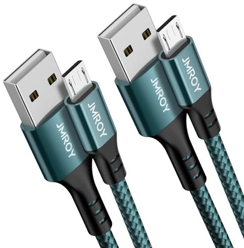 PS4 Controller Ladekabel ,Micro Usb Kabel [3M+3M] Hochwertiges Micro-USB Schnellladekabel für Playstation 4/PS4 Slim/PS4 Pro, Xbox One/One S/One X, Nacon Controller & Mehr | Robustes Nylon-Geflecht,