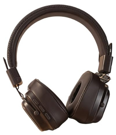 Wireless Headphones - Vintage Heavy Bass Headphones, Blue-Tooth Over Ear, Travel Over Ear Headset for Women Men, Portable Head-Mounted Headset, Comfortable Earphone for Player