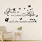 ZMDMAH Wandtattoo Sprüche, Wandsticker Wohnzimmer Modern, Schwarz Schmetterlinge Wandsticker Glücklich Sprüche Familie Wandaufkleber Wandtattoo Küche für Schlafzimmer Wohnzimmer Esszimmer Wanddeko