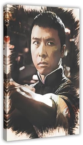 IP MAN – Dennie Yen Leinwanddruck, Leinwand, Poster, Schlafzimmer, Dekoration, Landschaft, Büro, Raumdekoration, Geschenkrahmen: 30 x 45 cm