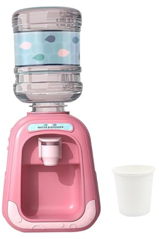 Mini Water Dispenser 190ml Kids Water Dispenser with Cup Simulation Tiny Drinks for Kids Toys No Battery Mini Tiny Toys