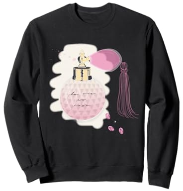 Paris französische Chanson EAU de Parfum Parfümflasche Sweatshirt