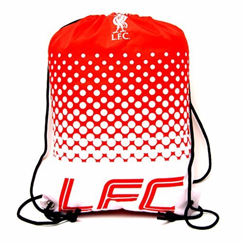 Liverpool FC Official Football Crest Design Fade Gym Bag (One Size) (Red/White)