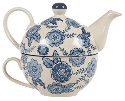 Sass & Belle's Blue Willow Floral Tea For One