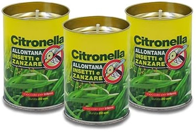 Palucart 30 candele in carta alla citronella profumate per ambienti o esterno giardinaggio