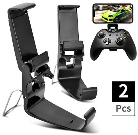 DLseego Kompatibel mit 2 x Xbox One Controller, einer faltbaren Telefonhalterung für einen Spiele-Controller, mobiler Spielordner für Xbox One S/X, kabelloser Controller XL