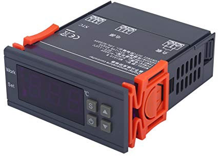 Digitaler Temperaturregler, 220 V 10 A LCD-Display-Thermostat, für Kühlschränke, landwirtschaftliche Betriebe, wissenschaftliche Labors, Temperaturregelung zu Hause, Industrieanlagen