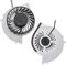 Demeras Ventilateur de Refroidissement CPU Ventilateur de Refroidissement radiateur Interne de Console de Jeu pour Console de Jeu Noir Argent 1 pièces