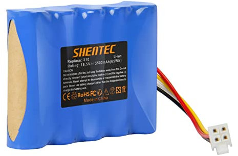 Shentec Li-ION 18.5V 3500mAh Batterie compatibles Gardena Sileno R100Li, R130Li, R160Li Husqvarna Automower 310,315, 584 82 28-01, 584 82 28-02, 584 85 28-01, 589 58 62-0