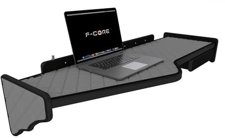 F-CORE Tische auf dem armaturenbrett LKW für Scania R 01.11-12.16 Doppel Mit schublade LED Panel 24V GRAU