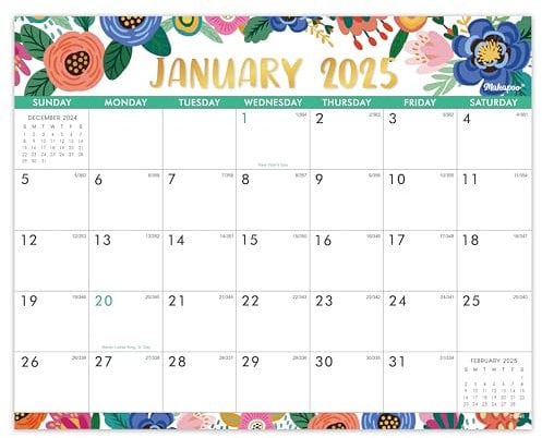 Magnetic Calendar 2023-2024,Magnetic Calendar for Fridge 2023-2024, Jan.2023,Jun.2024, 8 × 10, Magnetic Monthly Calendar + Julian Dates + Tear-off Pad + Schedule Planner Refrigerator