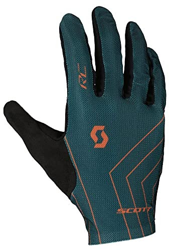 Scott RC Team Fahrrad Handschuhe lang aruba grün/orange 2023: Größe: M (9)