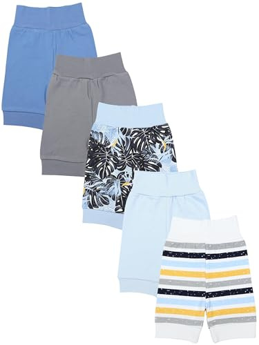 TupTam Unisex Baby Pumphose Sommershorts Baumwolle 5er Pack