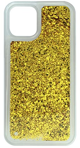Babaco Phone Case For Iphone 12 Mini Liquid Glitter Effect, Gold
