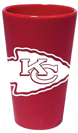 Wincraft NFL Silikon Trinkbecher 470 ml Color Kansas City Chiefs